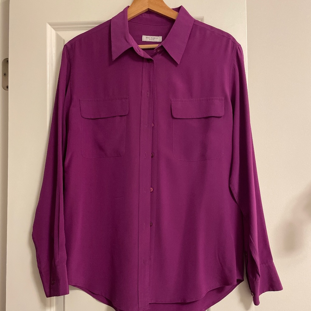 Equipment silk blouse